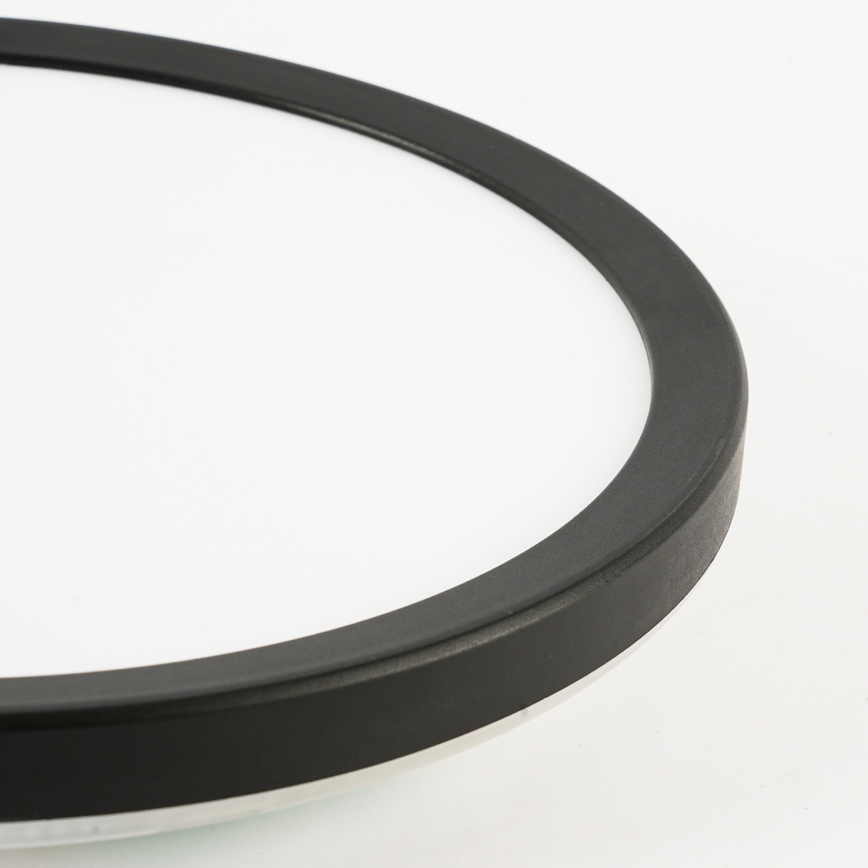 Brilagi - LED Laevalgusti vannituppa ULTRA SLIM LED/24W/230V d. 42 cm must IP54