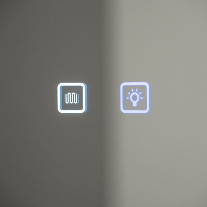BRILAGI - LED-valgustusega vannitoa peegelkapp AVOLA SINGLE 75x70 cm