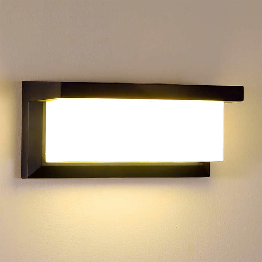 Brilagi - LED Väli seinavalgusti BRICKY LED/12W/230V must IP54