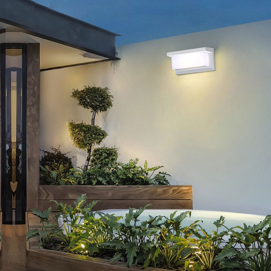 Brilagi - LED Väli seinavalgusti BRICKY LED/12W/230V valge IP54