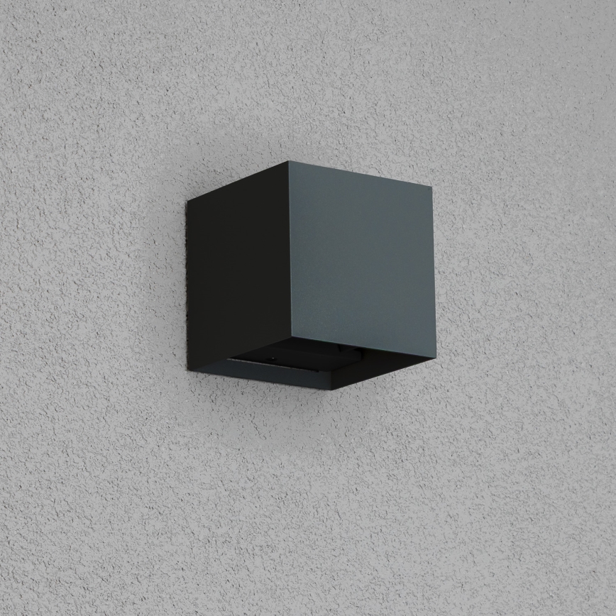 Brilagi - LED Väli seinavalgusti CUBE LED/6W/230V antratsiit IP54