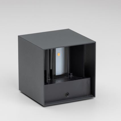 Brilagi - LED Väli seinavalgusti CUBE LED/6W/230V antratsiit IP54