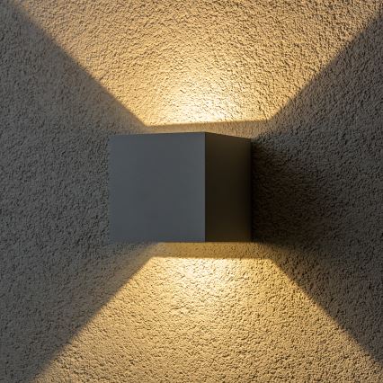 Brilagi - LED Väli seinavalgusti CUBE LED/6W/230V hall IP54