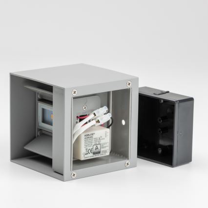 Brilagi - LED Väli seinavalgusti CUBE LED/6W/230V hall IP54