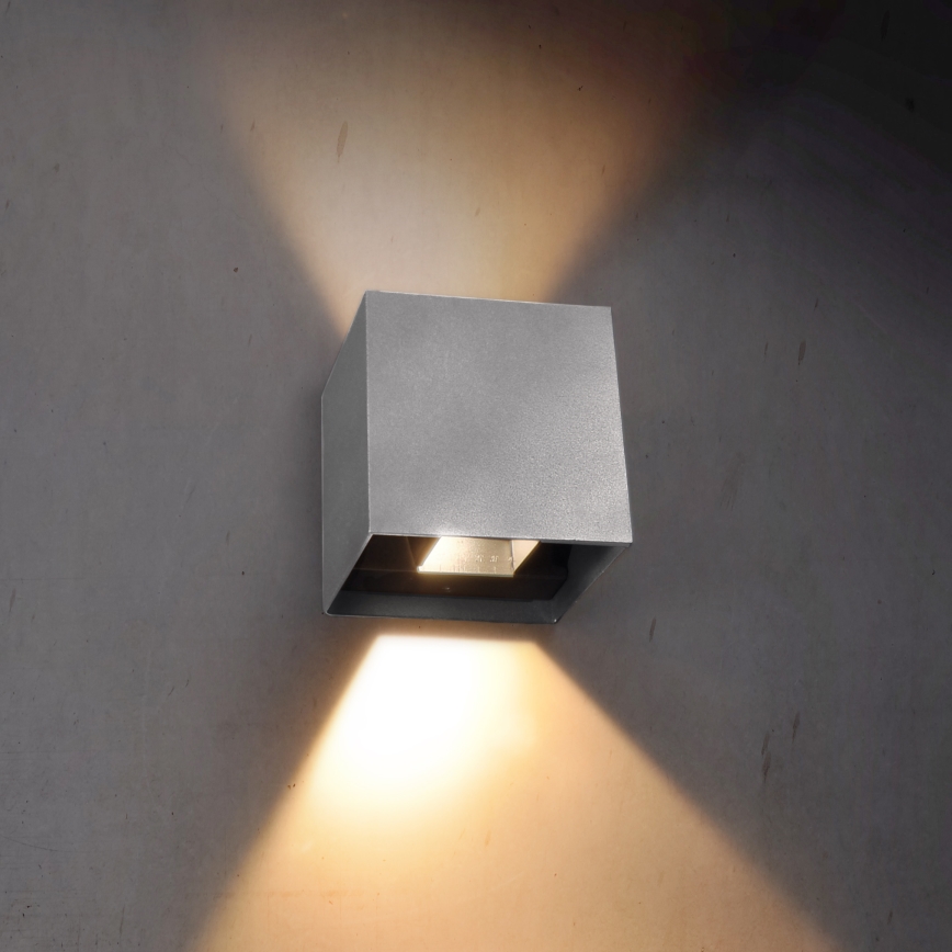 Brilagi - LED Väli seinavalgusti CUBE LED/6W/230V hall IP54