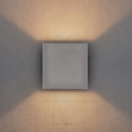 Brilagi - LED Väli seinavalgusti CUBE LED/6W/230V hall IP54