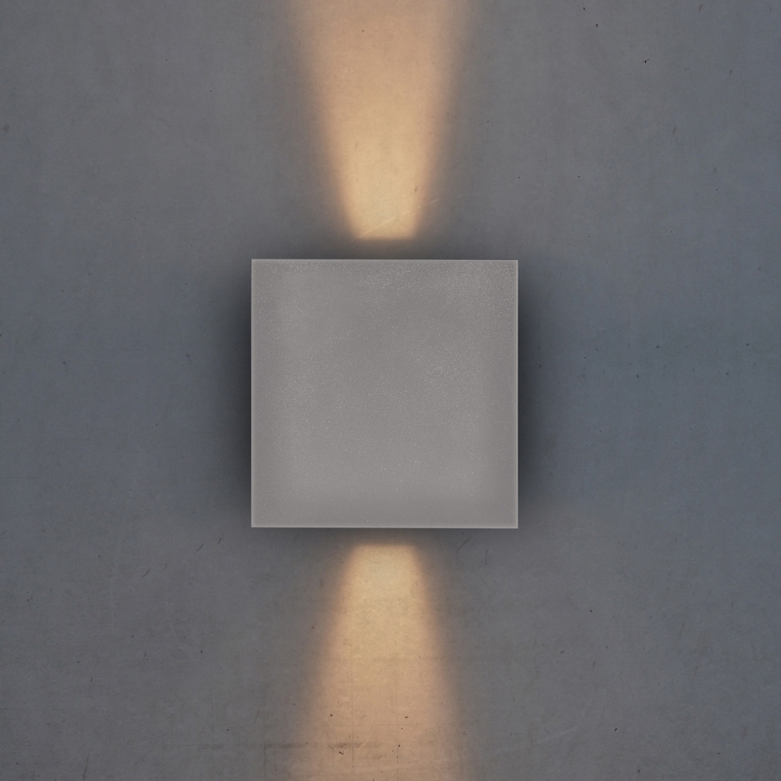 Brilagi - LED Väli seinavalgusti CUBE LED/6W/230V hall IP54