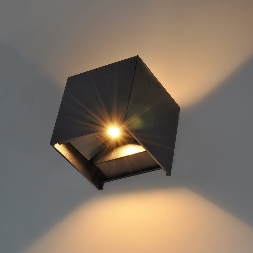 Brilagi - LED Väli seinavalgusti CUBE LED/6W/230V IP54