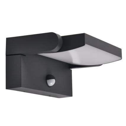 Brilagi - LED Väli seinavalgusti koos anduriga ANKLE LED/18W/230V 3000K IP65 antratsiit
