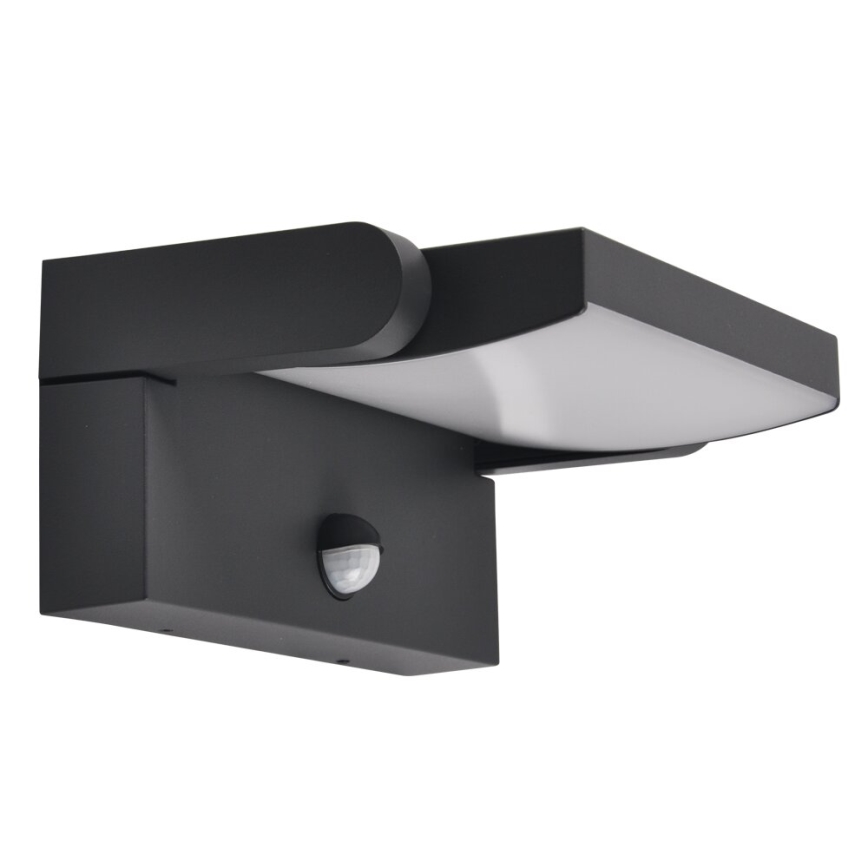 Brilagi - LED Väli seinavalgusti koos anduriga ANKLE LED/18W/230V 3000K IP65 antratsiit