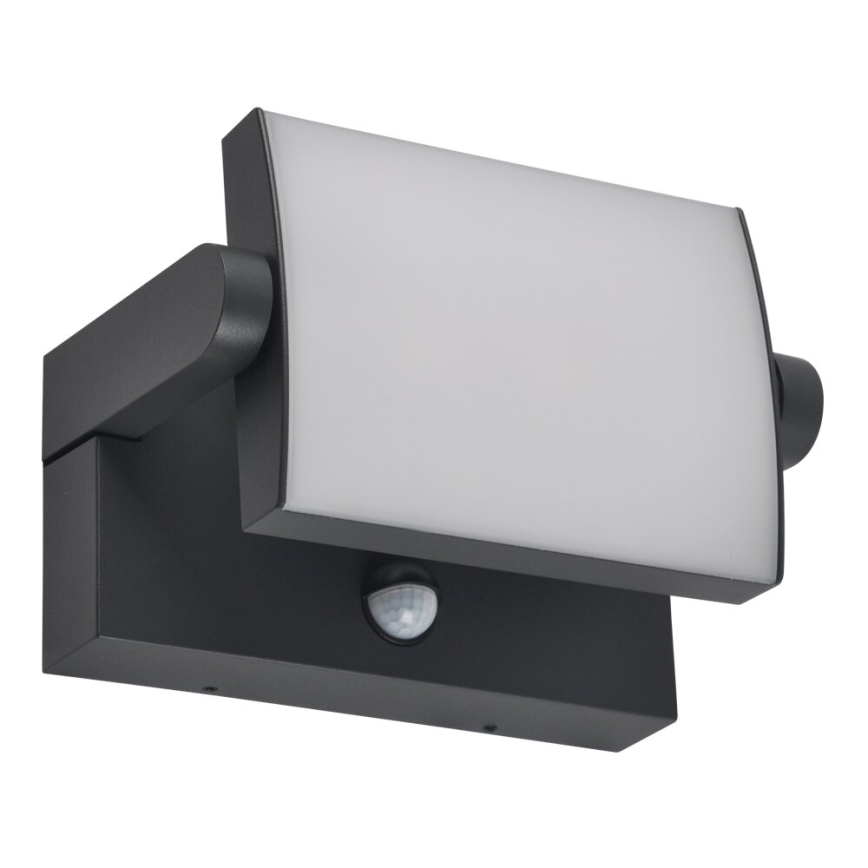 Brilagi - LED Väli seinavalgusti koos anduriga ANKLE LED/18W/230V 3000K IP65 antratsiit