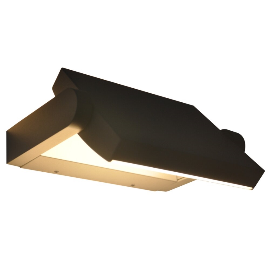 Brilagi - LED Väli seinavalgusti koos anduriga ANKLE LED/18W/230V 3000K IP65 antratsiit