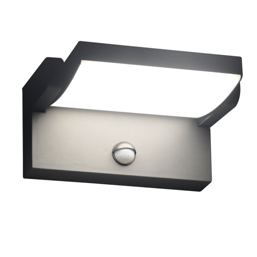 Brilagi - LED Väli seinavalgusti koos anduriga ANKLE LED/18W/230V 4000K IP65 antratsiit