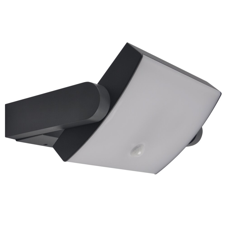 Brilagi - LED Väli seinavalgusti koos anduriga ANKLE LED/18W/230V 4000K IP65 antratsiit