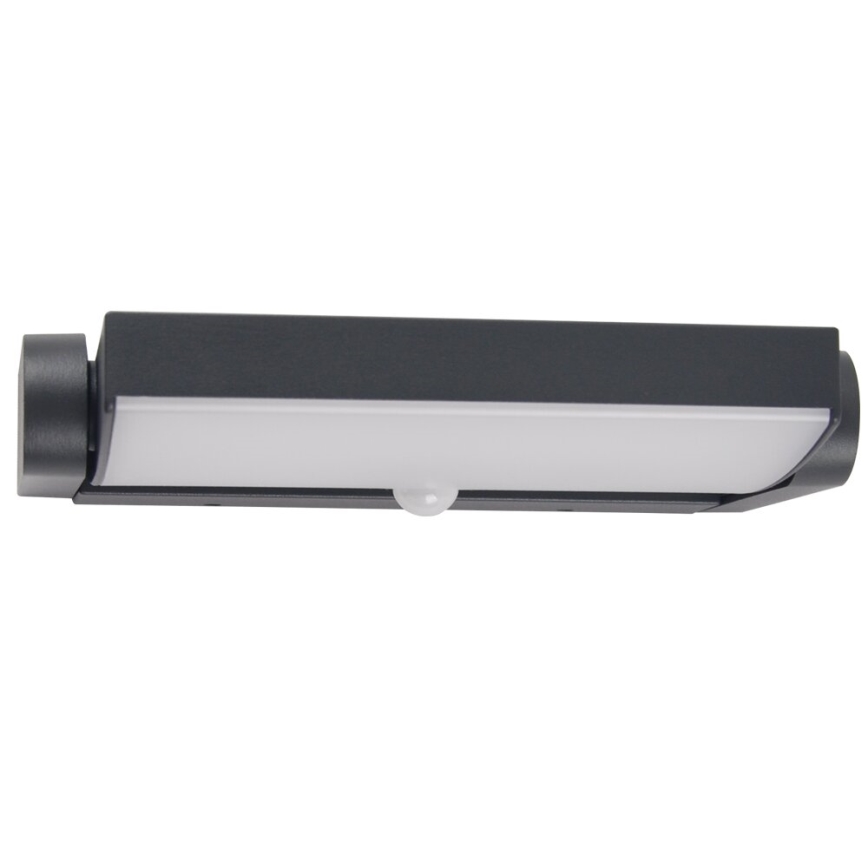 Brilagi - LED Väli seinavalgusti koos anduriga ANKLE LED/18W/230V 4000K IP65 antratsiit