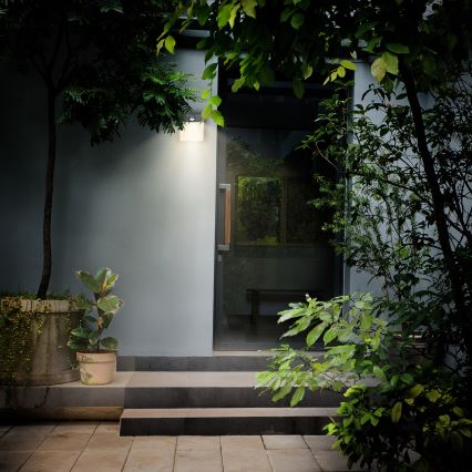 Brilagi - LED Väli seinavalgusti koos anduriga TERNI LED/12W/230V antratsiit IP44