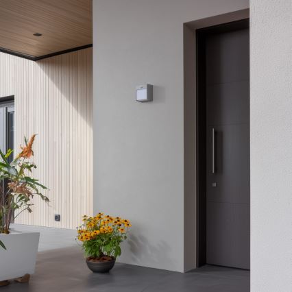 Brilagi - LED Väli seinavalgusti koos anduriga TERNI LED/12W/230V hall IP44