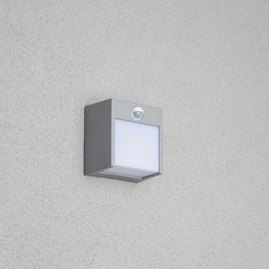 Brilagi - LED Väli seinavalgusti koos anduriga TERNI LED/12W/230V hall IP44