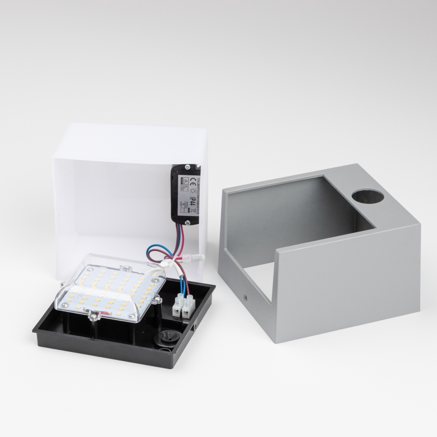 Brilagi - LED Väli seinavalgusti koos anduriga TERNI LED/12W/230V hall IP44