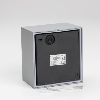 Brilagi - LED Väli seinavalgusti koos anduriga TERNI LED/12W/230V hall IP44