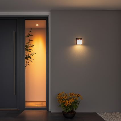 Brilagi - LED Väli seinavalgusti koos anduriga TERNI LED/12W/230V must IP44