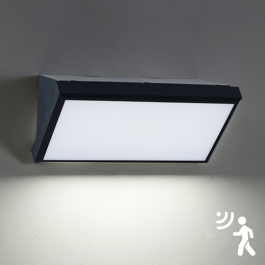 Brilagi - LED Väli seinavalgusti koos anduriga TRIANGLE LED/20W/230V IP65
