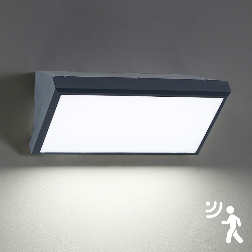 Brilagi - LED Väli seinavalgusti koos anduriga TRIANGLE LED/20W/230V IP65
