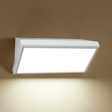 Brilagi - LED Väli seinavalgusti koos anduriga TRIANGLE LED/20W/230V valge IP65