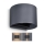 Brilagi - LED Väli seinavalgusti RONDO LED/6W/230V antratsiit IP54