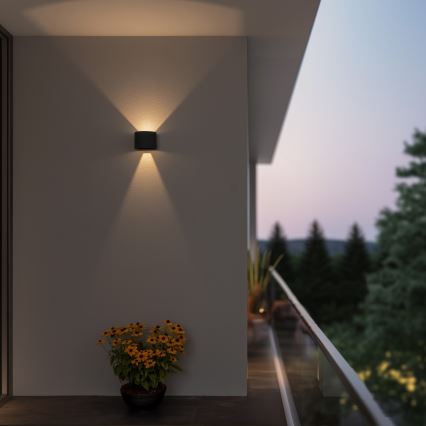 Brilagi - LED Väli seinavalgusti RONDO LED/6W/230V antratsiit IP54