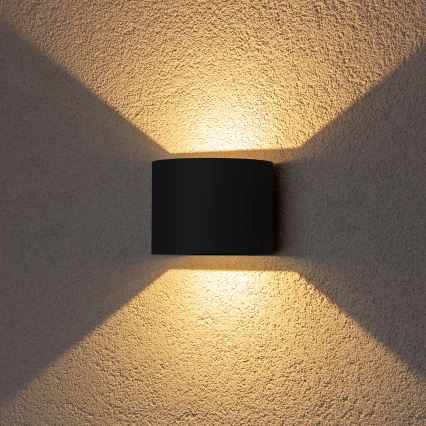 Brilagi - LED Väli seinavalgusti RONDO LED/6W/230V antratsiit IP54