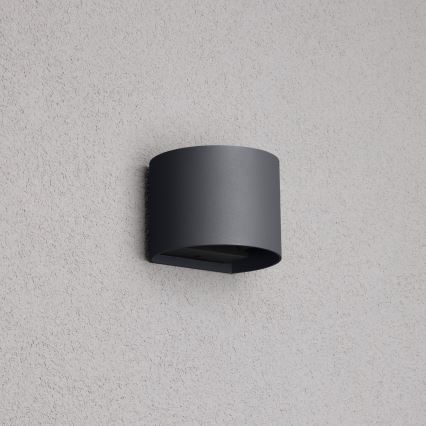 Brilagi - LED Väli seinavalgusti RONDO LED/6W/230V antratsiit IP54