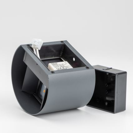 Brilagi - LED Väli seinavalgusti RONDO LED/6W/230V antratsiit IP54