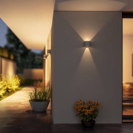 Brilagi - LED Väli seinavalgusti RONDO LED/6W/230V hall IP54