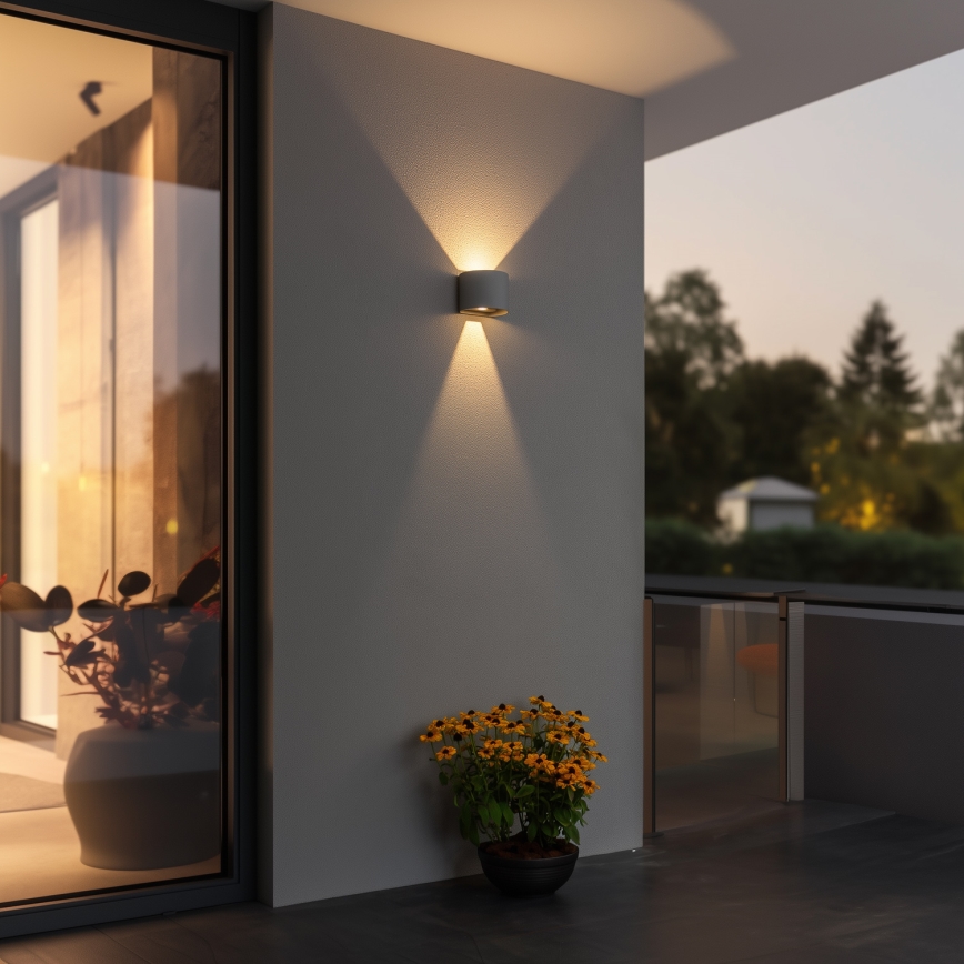 Brilagi - LED Väli seinavalgusti RONDO LED/6W/230V hall IP54