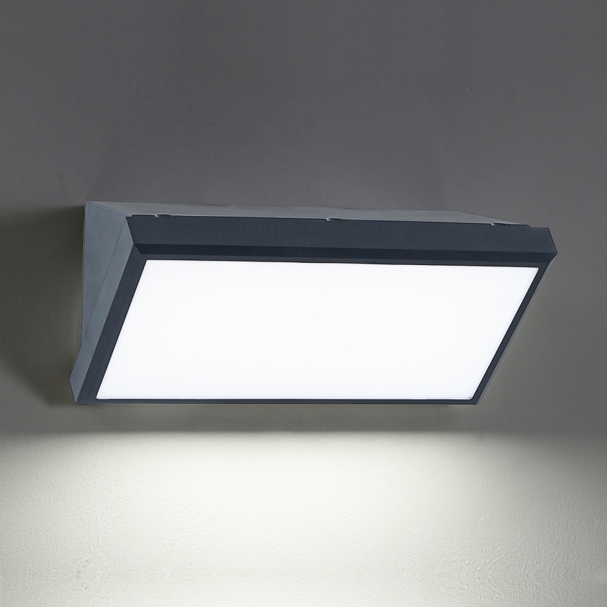 Brilagi - LED Väli seinavalgusti TRIANGLE LED/20W/230V antratsiit IP65