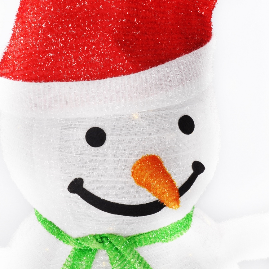 Brilagi - LED-välijõulukaunistus 40xLED/3xAA IP44 lumememm