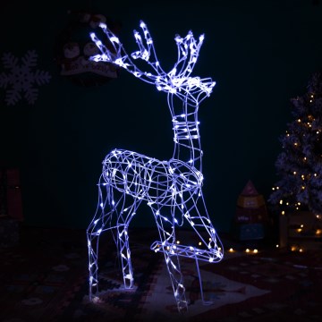 Brilagi - LED välijõulukaunistus LED/3,6W/31/230V 6500K 105 cm IP44 põder