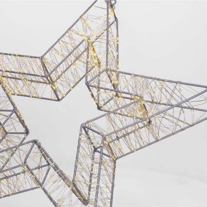 Brilagi - LED välijõulukaunistus LED/6W/230V IP44 50x48 cm täht