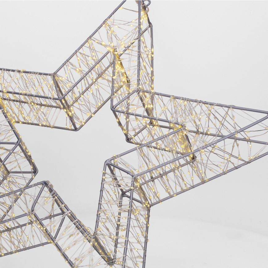 Brilagi - LED välijõulukaunistus LED/6W/230V IP44 50x48 cm täht