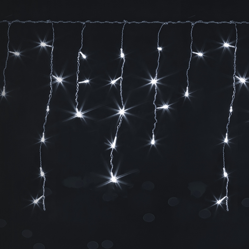 Brilagi - LED välijõulukett 400xLED/8 funktsiooni 23x0,6m IP44 külmvalge