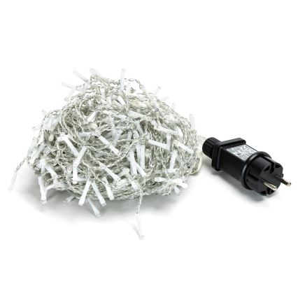 Brilagi - LED välijõulukett 400xLED/8 funktsiooni 23x0,6m IP44 külmvalge