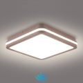 Brilagi - LED välilaelamp liikumisanduriga BENE LED/24W/230V 26x26 cm pruun IP54