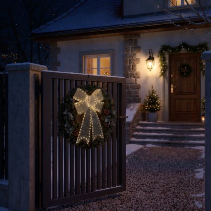 BRILAGI - LED väline jõulukaunistus LED/3,3W/230V IP44 hõbedane vibu