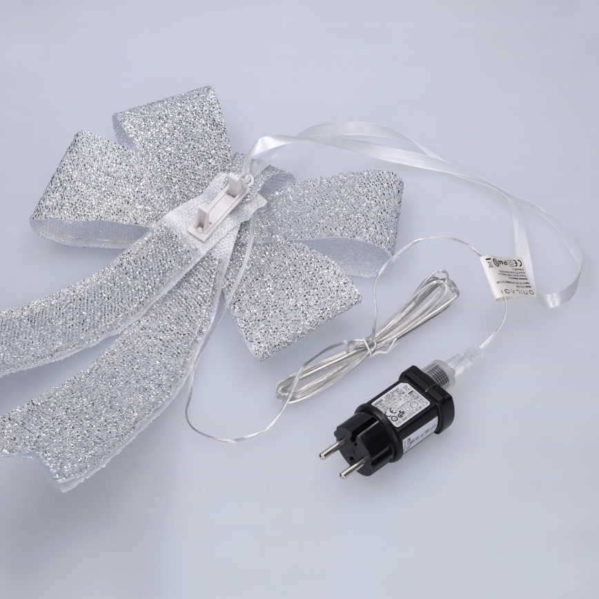 BRILAGI - LED väline jõulukaunistus LED/3,3W/230V IP44 hõbedane vibu