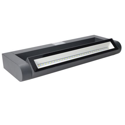 Brilagi - SALERNO LED välisseinavalgusti 12W/230V, 35,5 cm, antratsiit, IP65