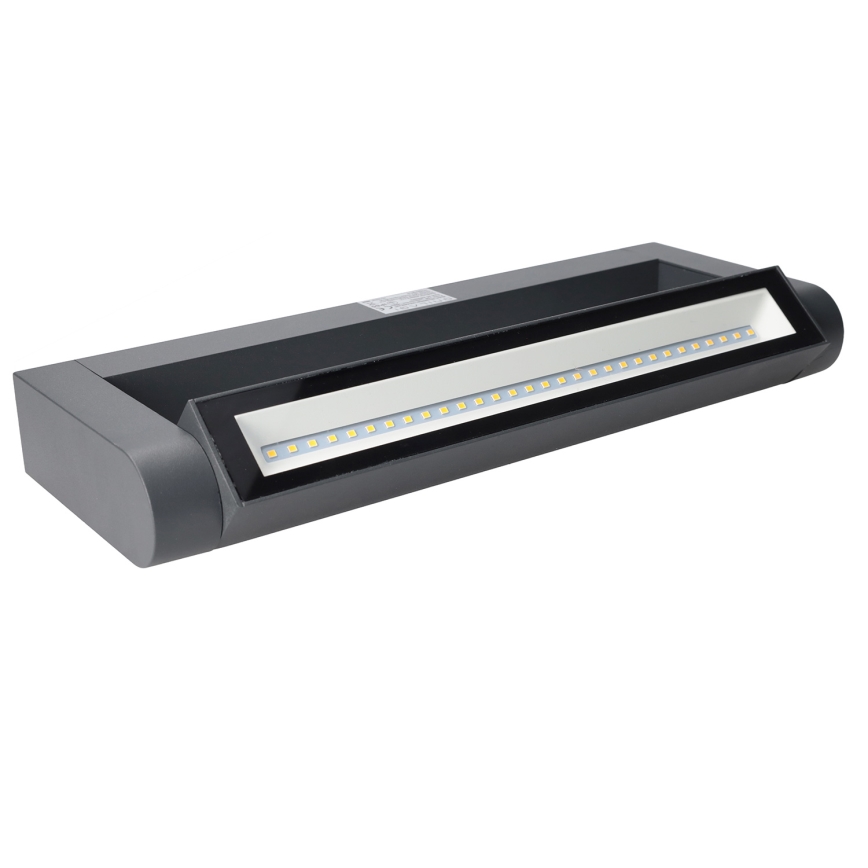 Brilagi - SALERNO LED välisseinavalgusti 12W/230V, 35,5 cm, antratsiit, IP65