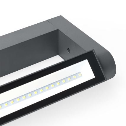 Brilagi - SALERNO LED välisseinavalgusti 12W/230V, 35,5 cm, antratsiit, IP65