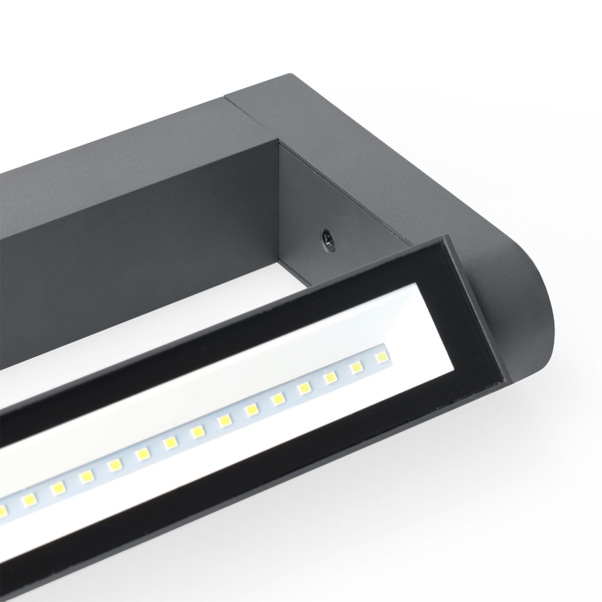 Brilagi - SALERNO LED välisseinavalgusti 12W/230V, 35,5 cm, antratsiit, IP65