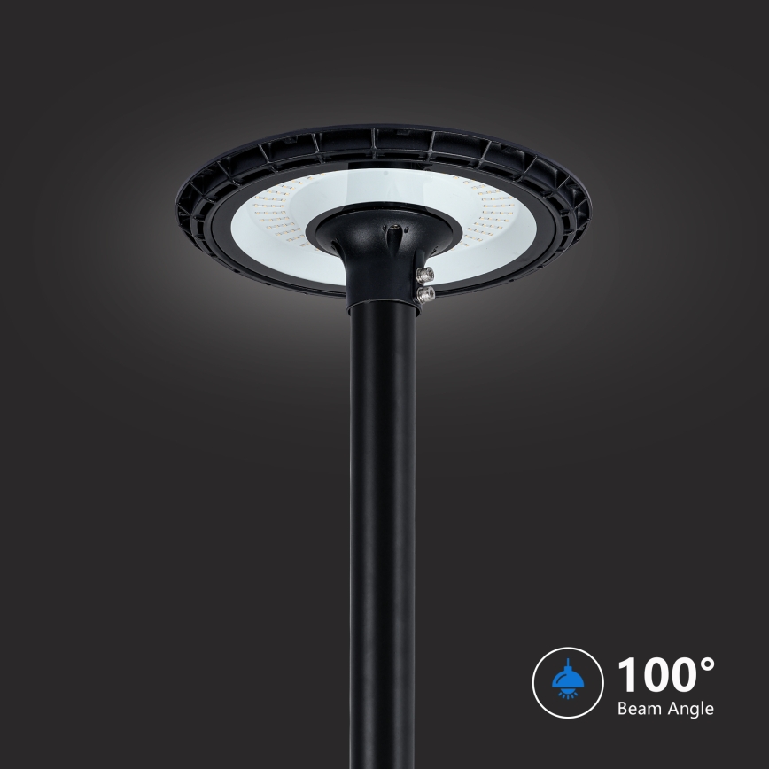 Brilagi - LED tänavavalgusti koos 4 m postiga URBANSPARK LED/120W/230V must IP65